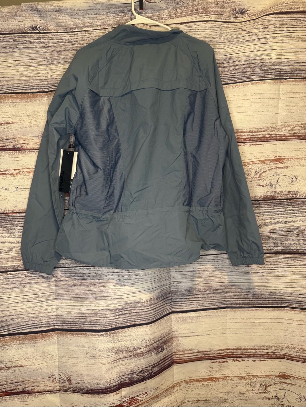 Mono B Slate Blue Water-Resistant Active Jacket, new, large - Picture 2 of 3